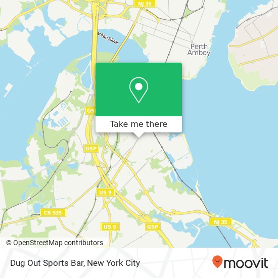 Mapa de Dug Out Sports Bar