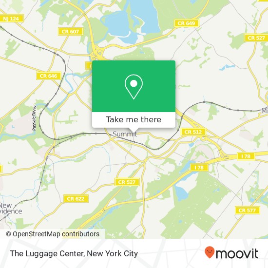 The Luggage Center map