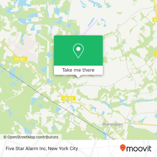 Mapa de Five Star Alarm Inc