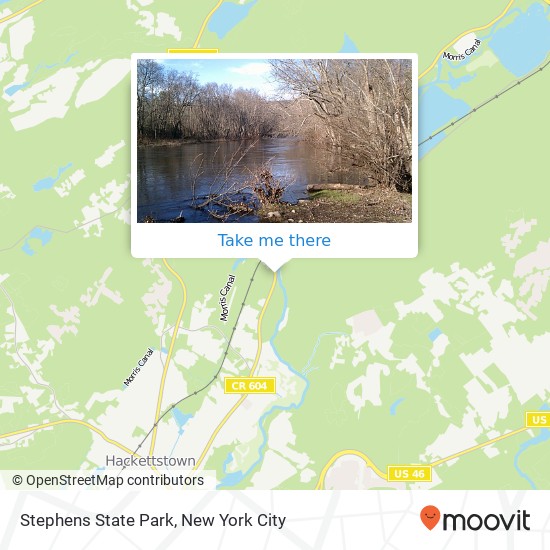 Mapa de Stephens State Park