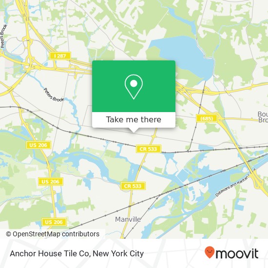 Anchor House Tile Co map