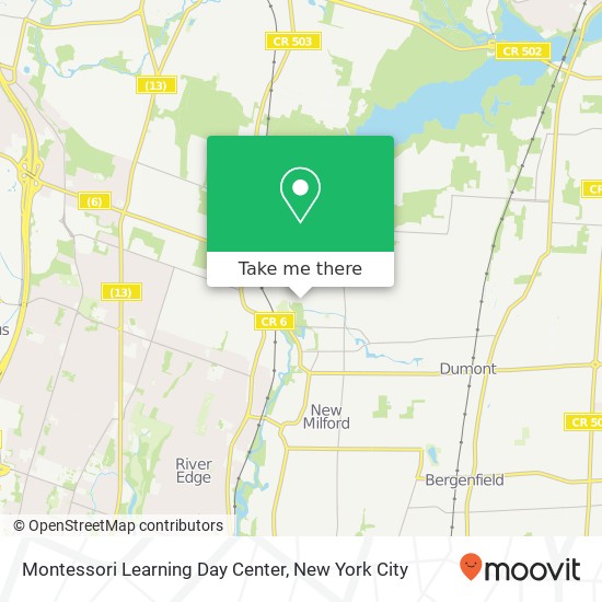 Mapa de Montessori Learning Day Center