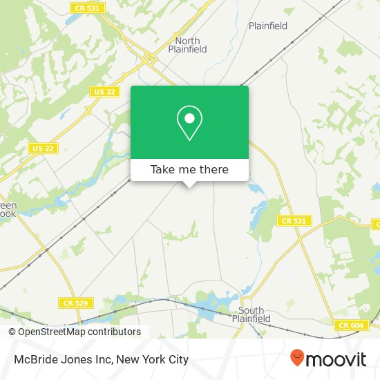 McBride Jones Inc map