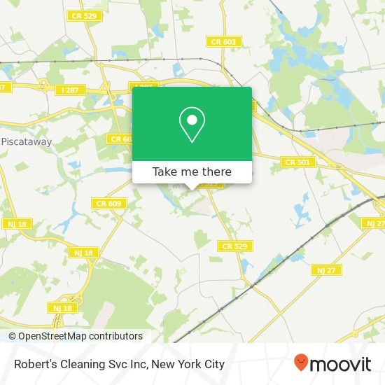 Robert's Cleaning Svc Inc map