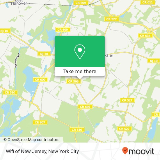 Wifi of New Jersey map