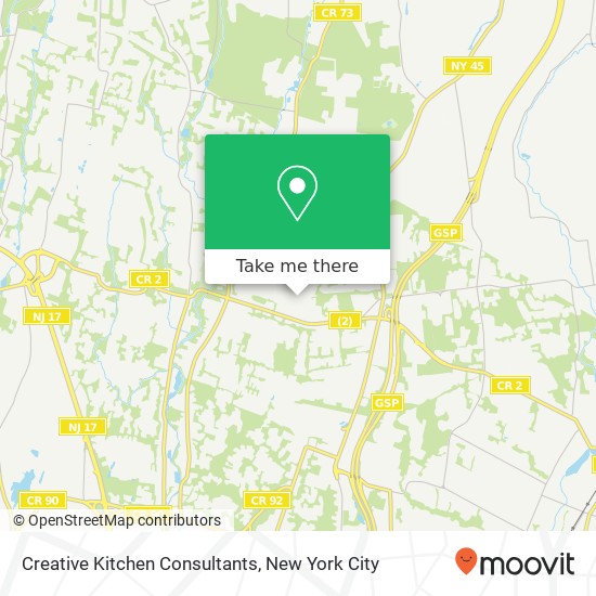 Creative Kitchen Consultants map