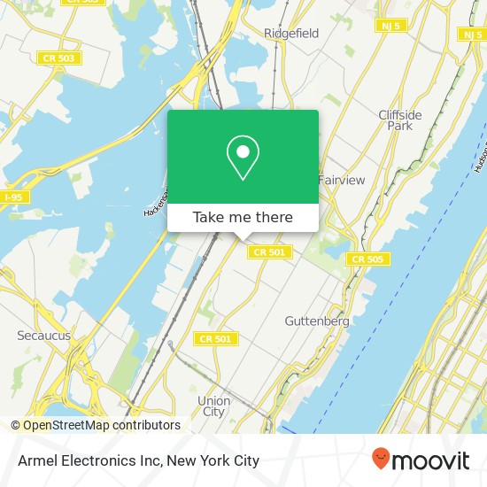 Armel Electronics Inc map