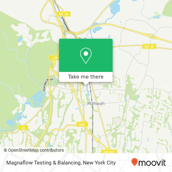 Mapa de Magnaflow Testing & Balancing