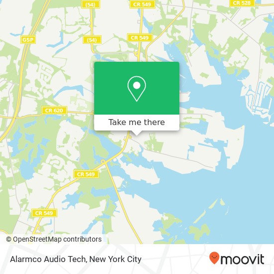 Mapa de Alarmco Audio Tech