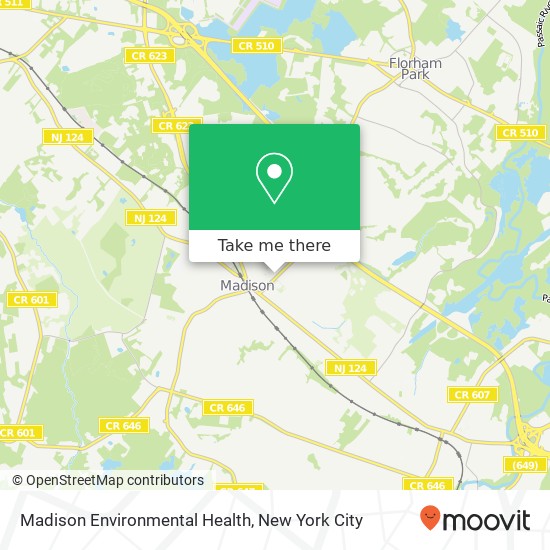 Madison Environmental Health map