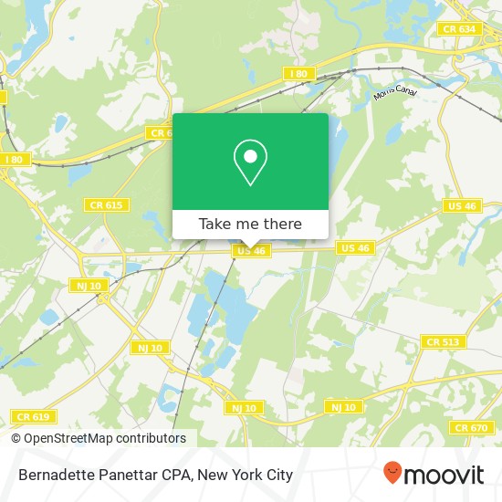 Mapa de Bernadette Panettar CPA