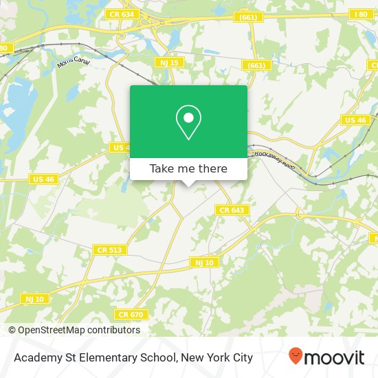 Academy St Elementary School map