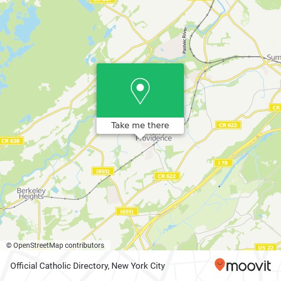 Official Catholic Directory map