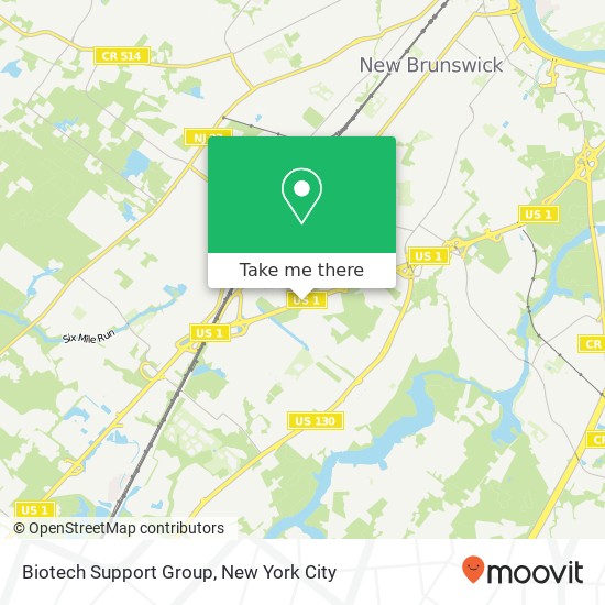 Biotech Support Group map