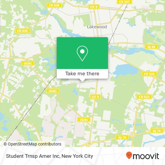 Student Trnsp Amer Inc map