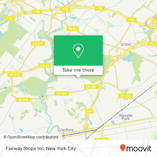 Mapa de Fairway Stops Inc