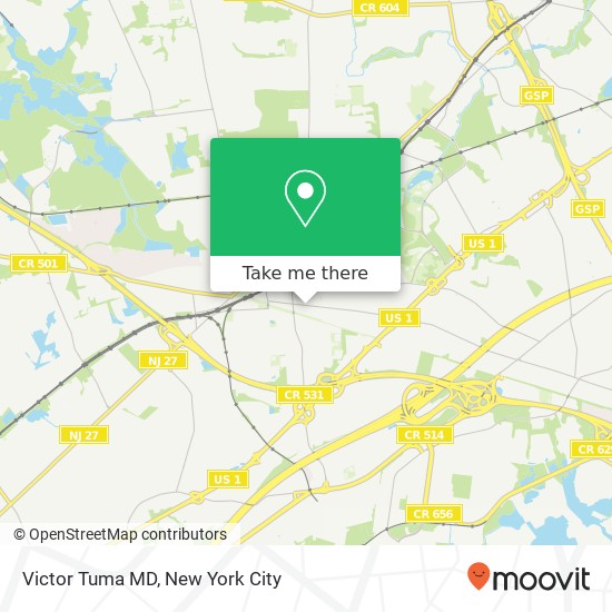 Victor Tuma MD map