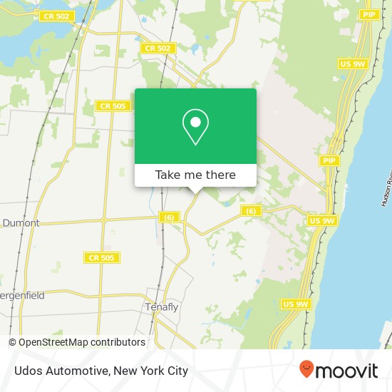 Udos Automotive map