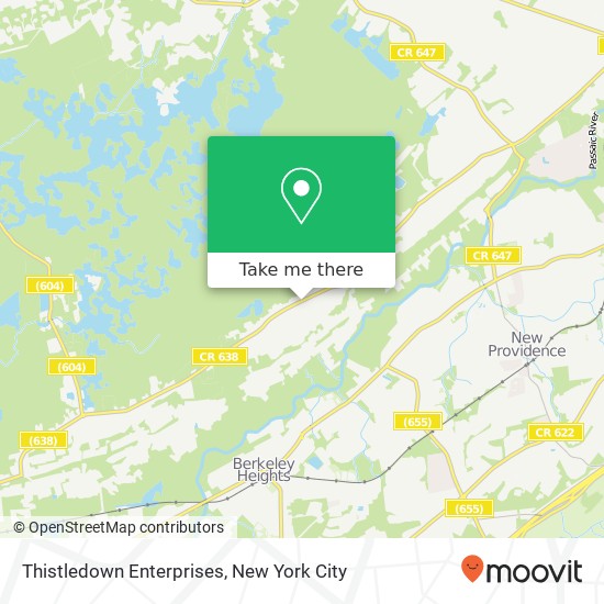 Thistledown Enterprises map