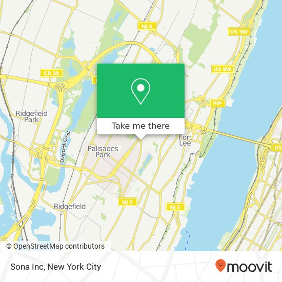 Sona Inc map
