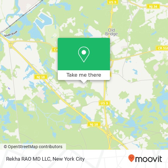 Rekha RAO MD LLC map