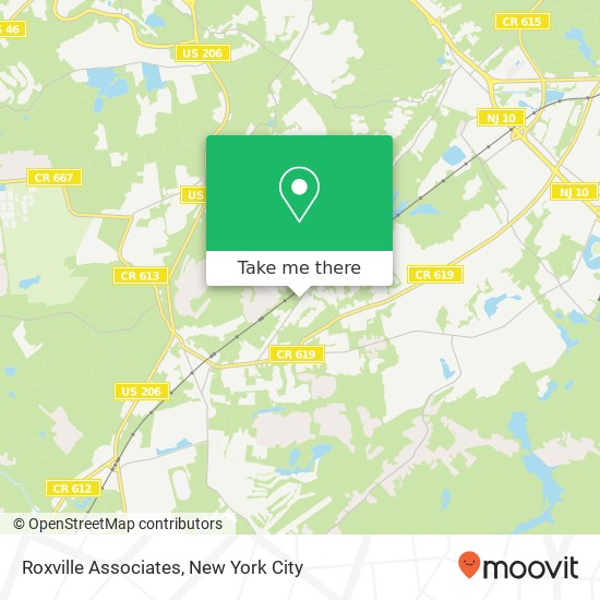 Roxville Associates map