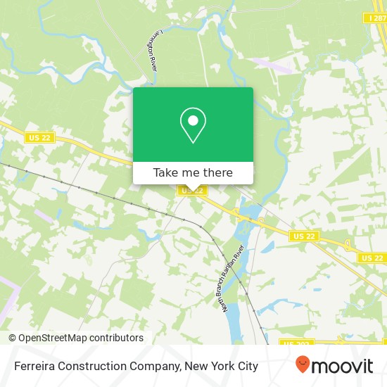 Ferreira Construction Company map