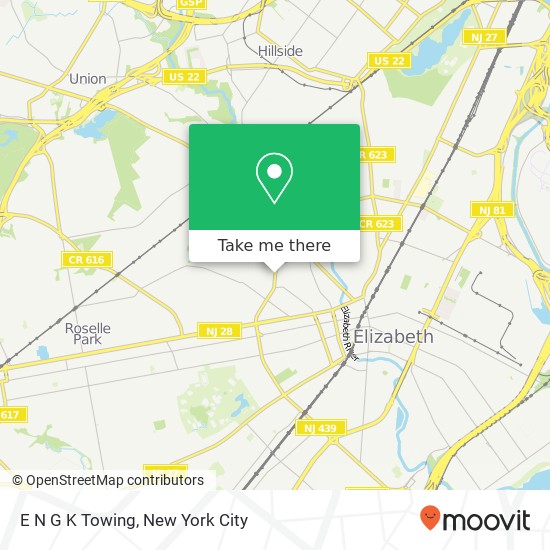 Mapa de E N G K Towing