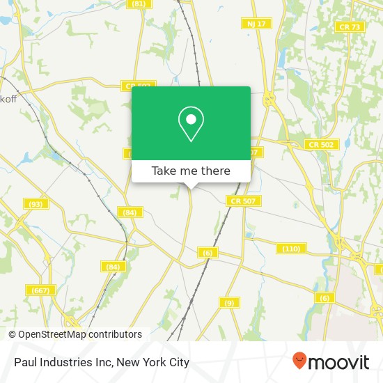 Paul Industries Inc map