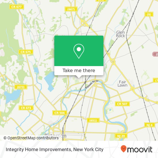 Integrity Home Improvements map