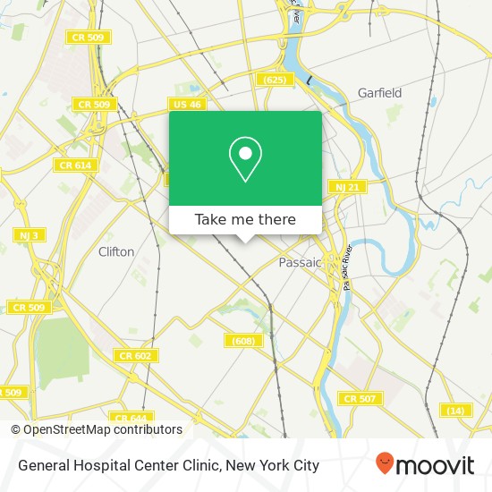 General Hospital Center Clinic map