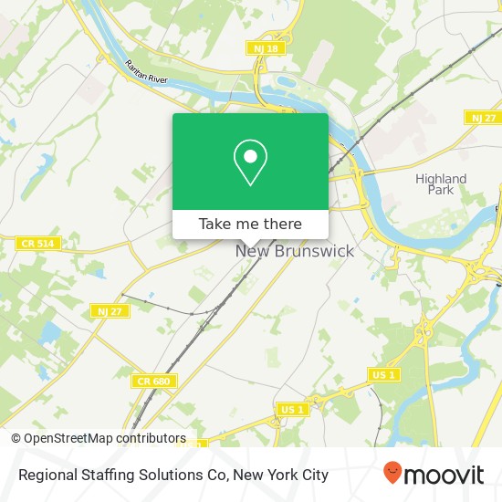 Mapa de Regional Staffing Solutions Co