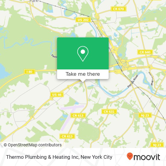 Mapa de Thermo Plumbing & Heating Inc