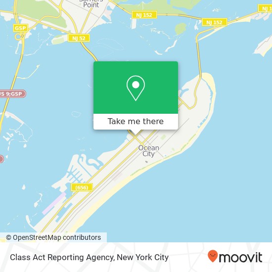 Class Act Reporting Agency map