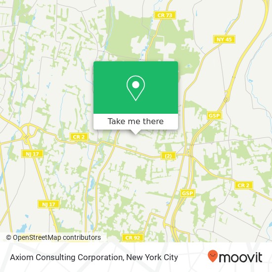 Axiom Consulting Corporation map