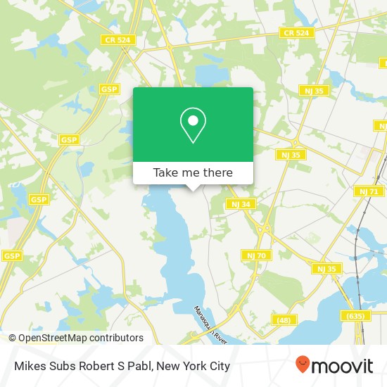 Mikes Subs Robert S Pabl map