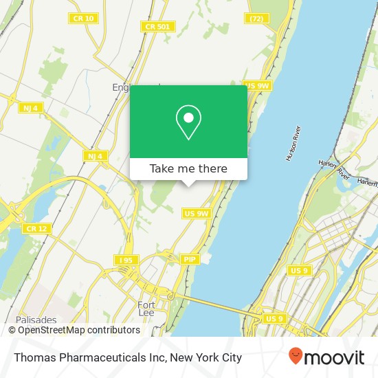 Mapa de Thomas Pharmaceuticals Inc