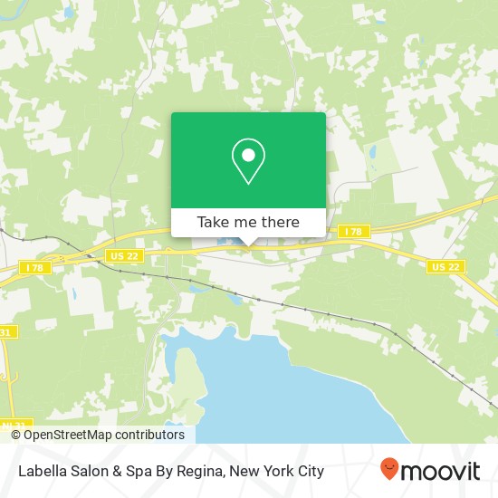 Mapa de Labella Salon & Spa By Regina