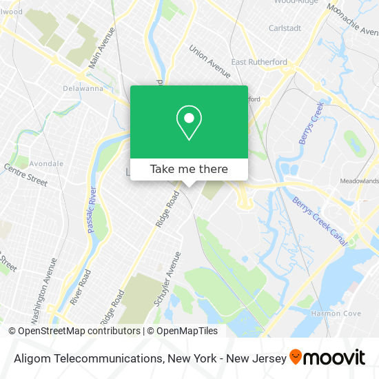 Mapa de Aligom Telecommunications