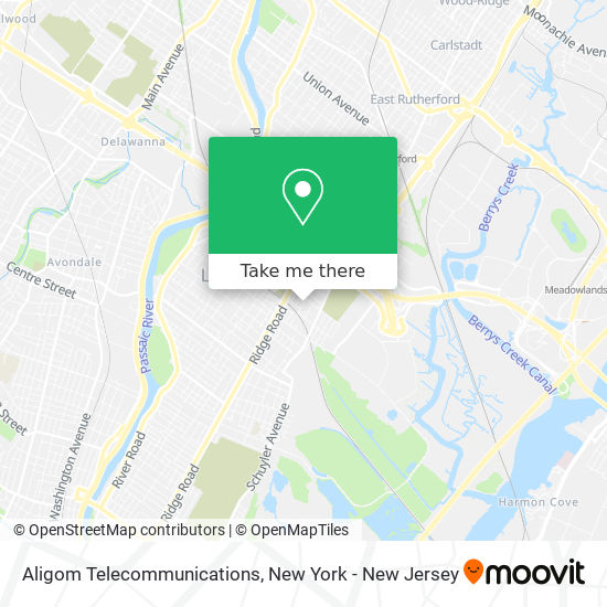 Aligom Telecommunications map