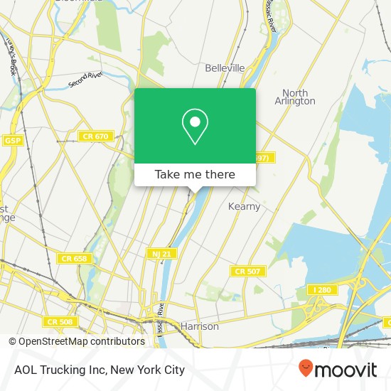 AOL Trucking Inc map