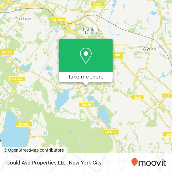 Mapa de Gould Ave Properties LLC