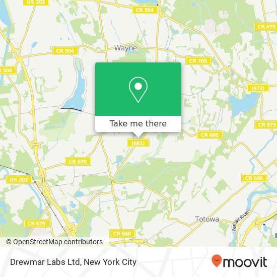 Drewmar Labs Ltd map