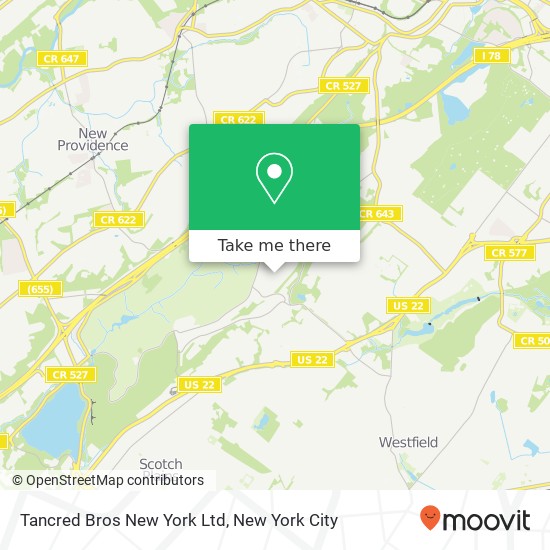 Tancred Bros New York Ltd map