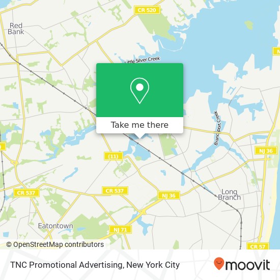 Mapa de TNC Promotional Advertising