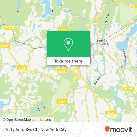 Mapa de Tuffy Auto Svc Ctr