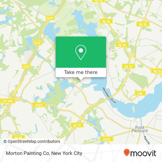 Mapa de Morton Painting Co