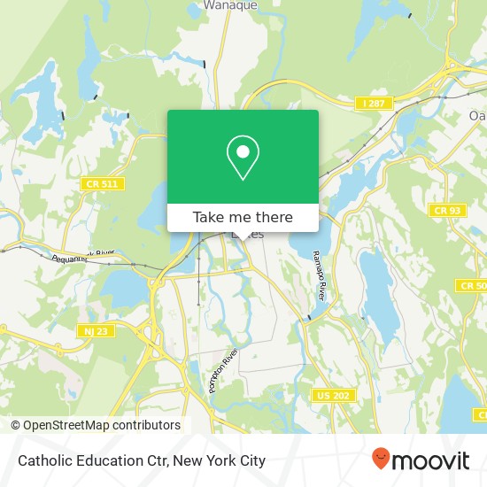 Catholic Education Ctr map