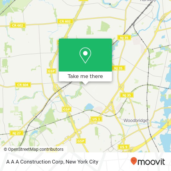 A A A Construction Corp map
