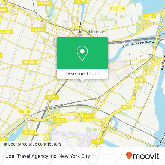 Joel Travel Agency Inc map